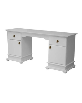 Grandeur Dress Desk 1680 x 480 Painted White