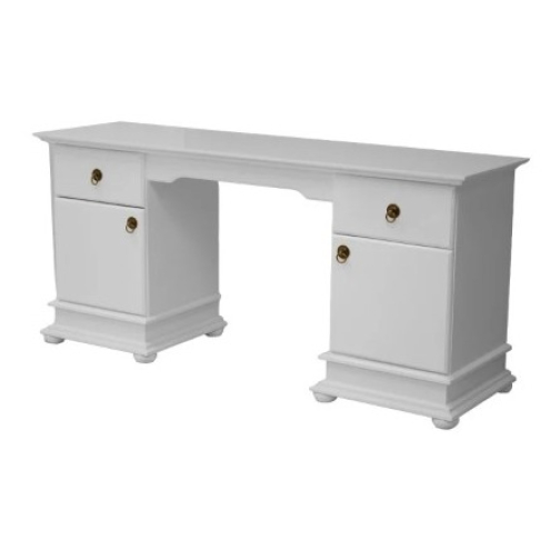 Grandeur Dress Desk 1680 x 480 Painted White