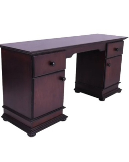 Grandeur Dress Desk Wood Veneer Mahogany