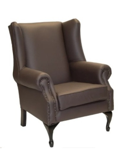 Classic Wingback – Genuine Full Leather Brown