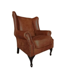 Classica Super comfort Wingback – Exotic Genuine Full Leather Brandy