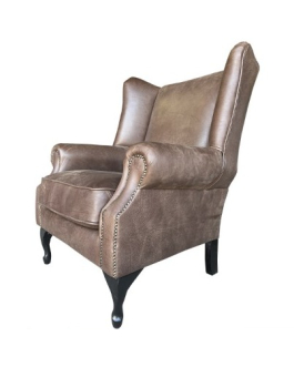 Classica Super Comfort Wingback – Exotic genuine Full Leather W/Brown