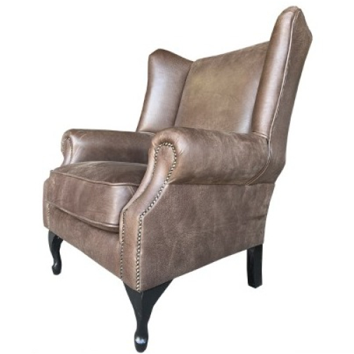 Classica Super Comfort Wingback – Exotic genuine Full Leather W/Brown