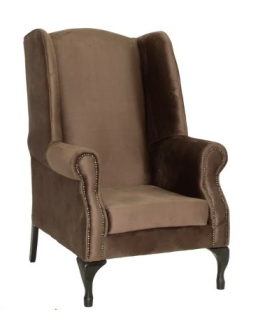 Classica Wingback Velvet Brown