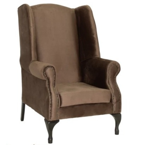 Classica Wingback Velvet Brown