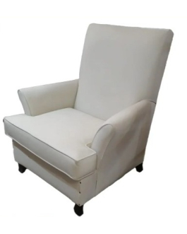 MODERNA OCCASIONAL CHAIR BONDED PU IVORY