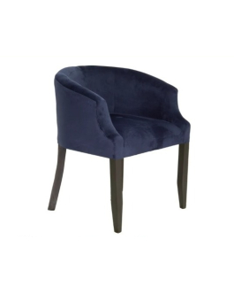 Occasional Tub Chair – Navy Velvet