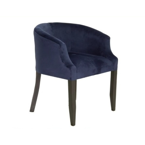 Occasional Tub Chair – Navy Velvet